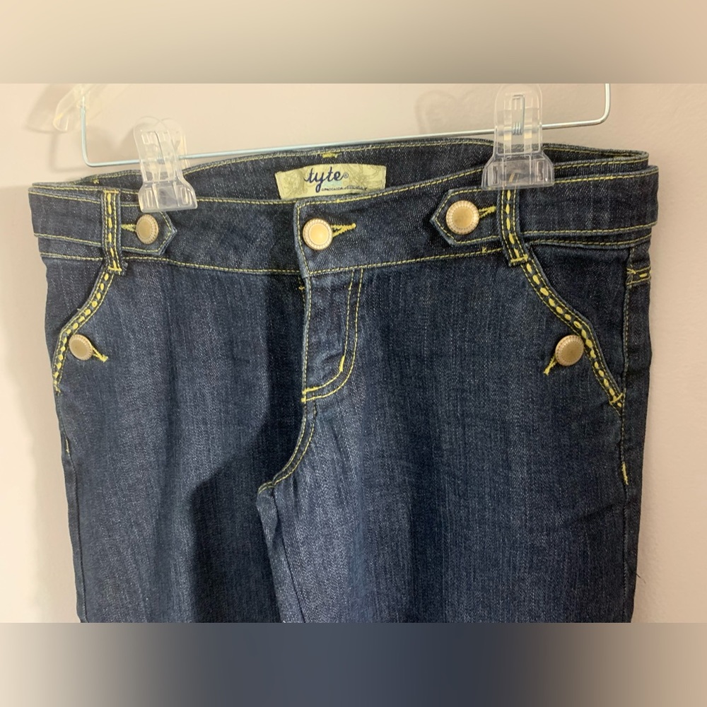 Vintage Women’s Retro Capri Wide Leg Jeans Size 7 - Picture 2 of 4